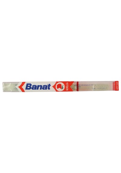 Banat Yetişkin Diş Fırçası Medium Şeffaf 2 Adet