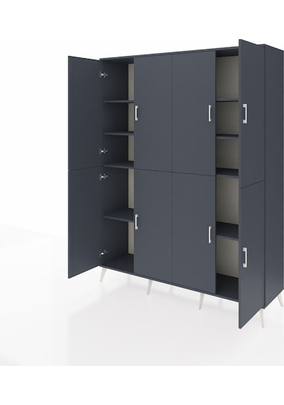 Hyperion Gardrop 8 Raflı 8 Kapaklı 176x44x221 Antrasit-antrasit Antrasit Hyperion Gardrop 8 Raflı 8 Kapaklı 176x44x221 Antrasit-antrasit Antrasit
