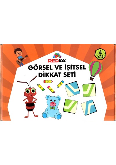Redka Görsel Ve İşitsel Dikkat Seti 4 Yaş