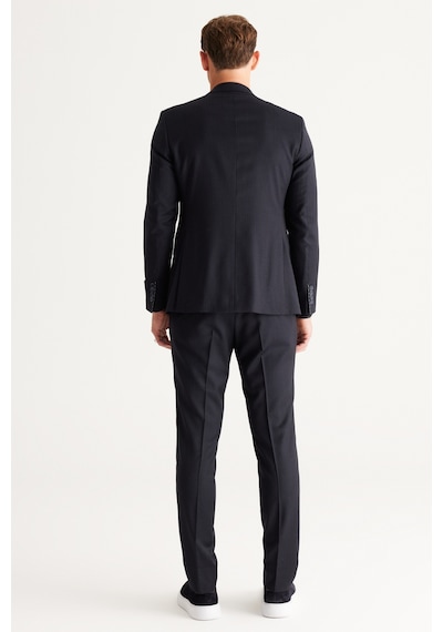 AC&Co / Altınyıldız Classics Erkek K.lacı Slim Fit Dar Kesim Kırlangıç Yaka %100 Yün Çizgili Takım Elbise K.lacı AC&Co / Altınyıldız Classics Erkek K.lacı Slim Fit Dar Kesim Kırlangıç Yaka %100 Yün Çizgili Takım Elbise K.lacı