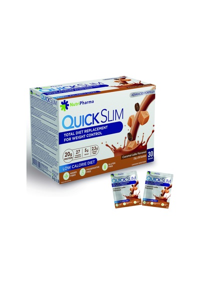 Quick Slim Öğün Yerine Geçen Shake - 30 Saşe - Karamel Latte