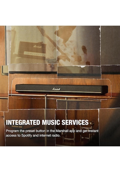 Heston 60 Black Dolby Atmos Soundbar, Wireless Subwoofer