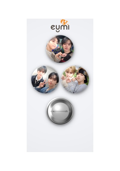 Stray Kids Kpop Grubu Han Ve Lee Know 3'lü Metal Rozet Seti 58mm İğneli Buton Çanta Yaka Rozeti Çok Renkli
