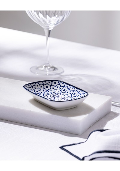Reve Bleu Lucida Tabak - 12 Cm - Mavi/beyaz 8684427225097 Çok Renkli