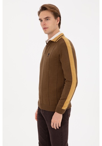 U.s. Polo Assn. Erkek Haki Kazak /triko 50315043-vr027 Hakı