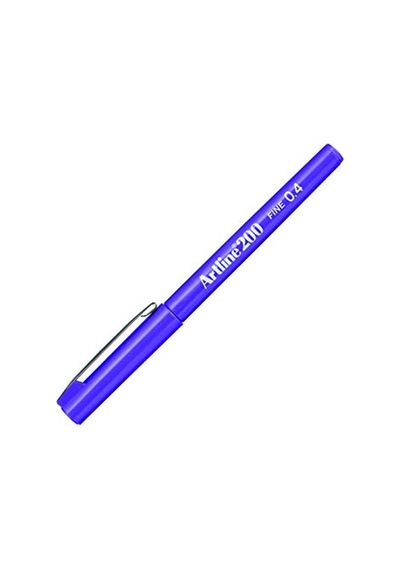 Artline 200n Fine Keçe Uçlu Yazı Kalemi Uç:0,4 Mm, Mor