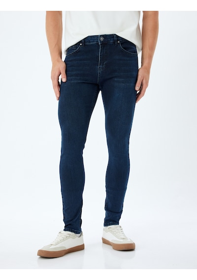 Koton Super Skinny Fit Kot Pantolon - Justin Jean İndigo Stone 5wam40084ıd İndigo - Taş Koton Super Skinny Fit Kot Pantolon - Justin Jean İndigo Stone 5wam40084ıd İndigo - Taş