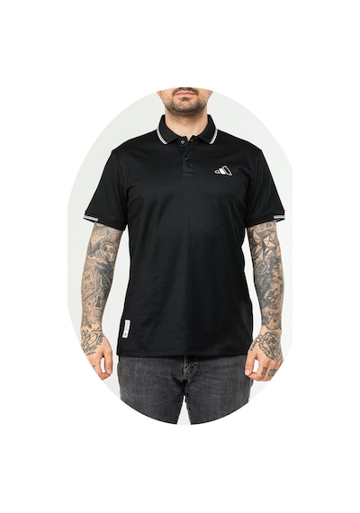 Adidas Ef-4555 Erkek Pamuk Cotton Polo Yaka T-shirt Siyah