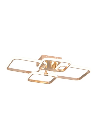 Pl 01 4 Model Gold 3 Renkli Salon Ve Oturma Odası İçin İdeal Alüminyum Avize, 65x10 Gold