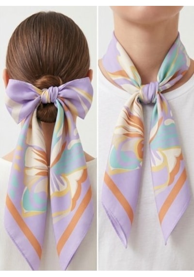 Sisley Flora Bandana/fular -2018-47 47 Lila
