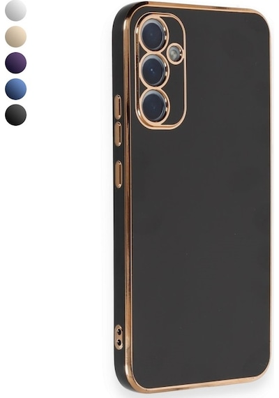 Samsung Galaxy Uyumlu A34 5g Kılıf Luxury Seri Kamera Korumalı Silikon Kapak