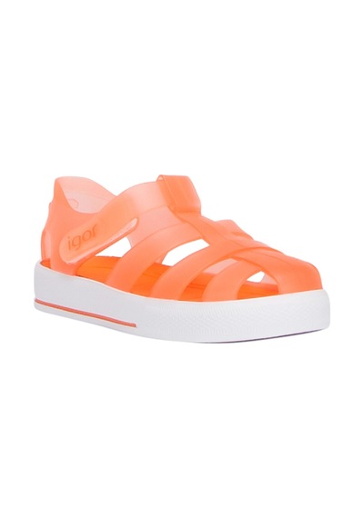 Igor S10171 Star Çocuk Sandalet 168-naranja Fluor