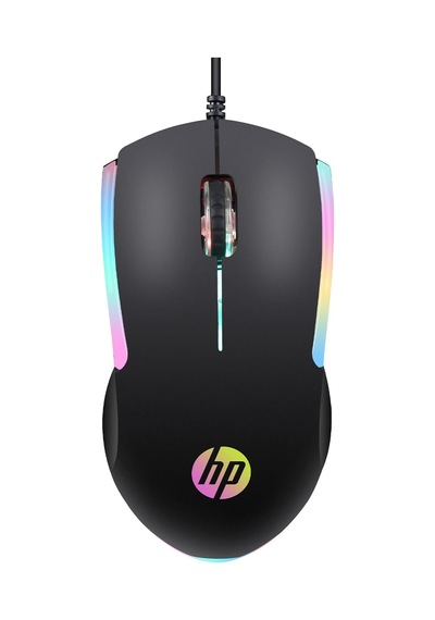 M160 Usb Kablolu Optik Gaming Mouse - Kaydırmaz Rubber Doku & Terletmeyen Soft-touch Yüzey , Rgb Led Aydınlatmalı,1000 Dpı Oyuncu Faresi - Siyah 7zz79aa
