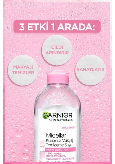Garnier Saf&Temiz Nemlendiren Temizleyici 250 ML + Micellar Kusursuz Makyaj Temizleme Suyu 400 ML