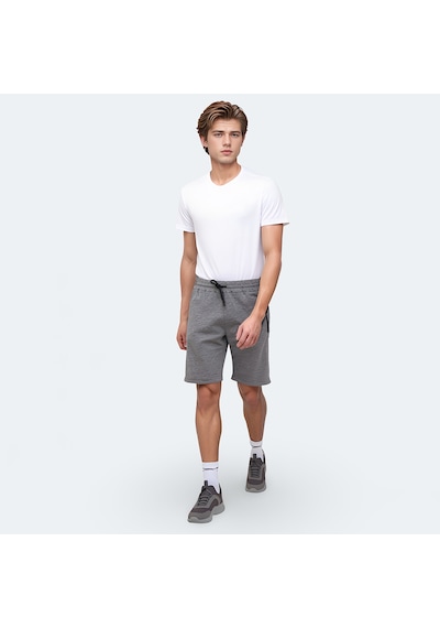 Slazenger KANANI I Erkek Cepli Koyu Gri Şort