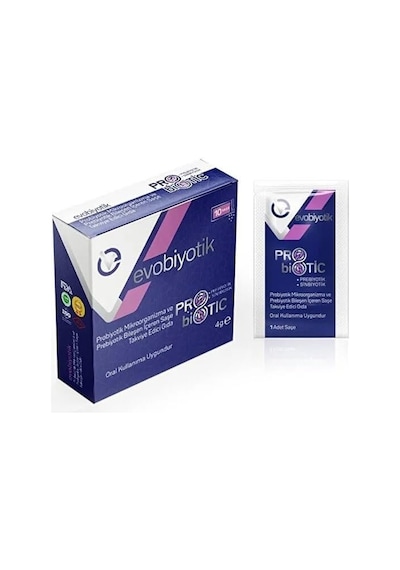 Evo Pharma Evobiyotik Probiyotik Ve Prebiyotik Takviye 10 Saşe