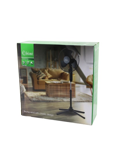 Bezos 16\" 41 Cm Teleskopik Katlanır Ayaklı Vantilatör - Metal Kafes, 3 Kademe Nıda