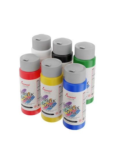 Ana Renkler Akrilik Boya 6&apos Lı Set 6x60ml