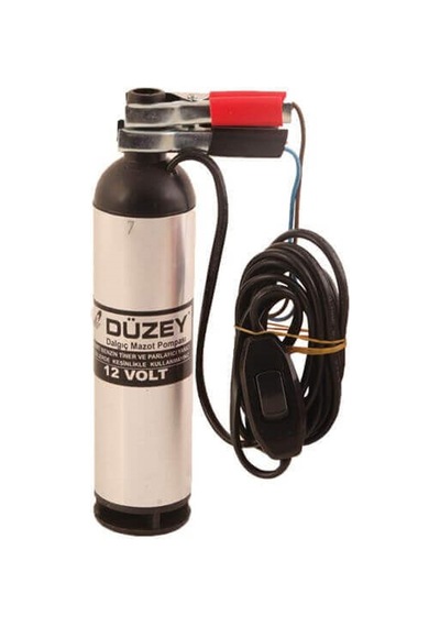 Düzey Alüminyum Gövde Küçük Dalgıç Transfer Pompası 12 Volt