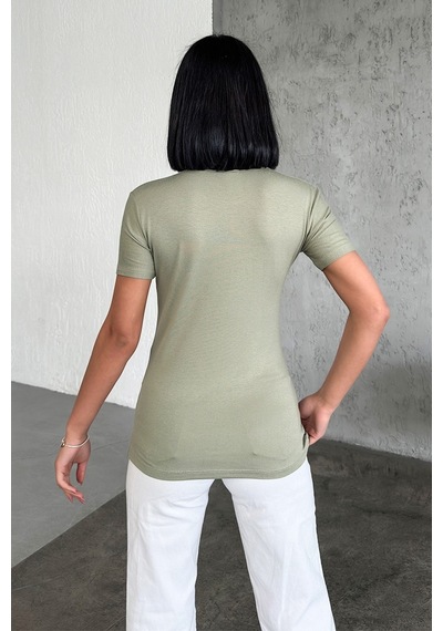 Bestenur Yarım Kol Body 836 - Yeşil