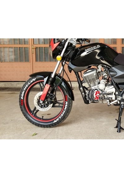 MİCHELİN Motorsiklet Lastik Yazısı Sticker 8 Adet u