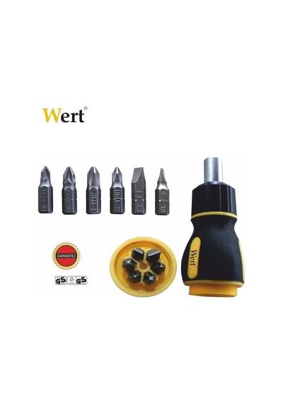 Wert 2203 Bits Uçlu Topaç Tornavida Seti