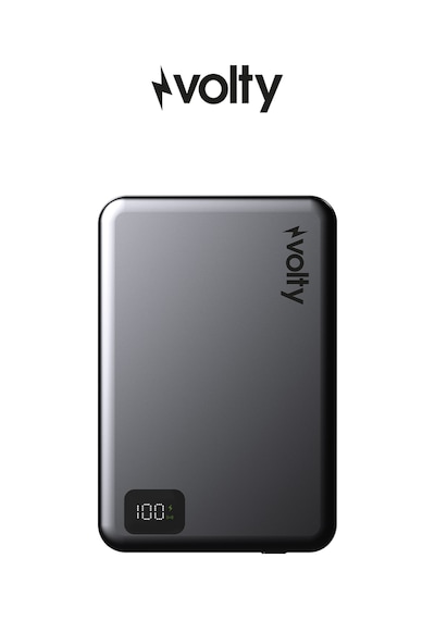 Magsafe Powerbank 10000 Mah 15w Kablosuz, 20w Pd Hızlı Şarj, Dijital Ekran, 180g V0601004 Gri