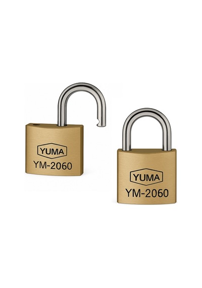 Yuma Ym2060 Sarı Kaplama Pirinç Asma Kilit 60 Mm