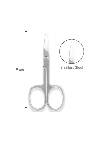 Lexroo Profesyonel Paslanmaz Çelik Tırnak Makası, 9 Cm, Metalik Gri, Mb-tım-004