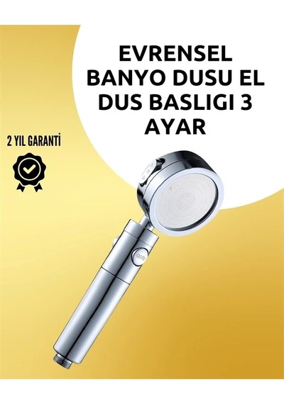 Ers Masaj Ve Yağmur Modlu Çok İşlevli Paslanmaz Çelik Duş Başlığı