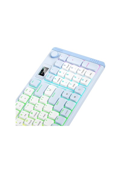 S99 Sky Realm Kablosuz Gaming Klavye Red Switch, 4000mah Batarya, 3 Modlu Bağlantı Kablolu, 2.4g, Bluetooth , Tft