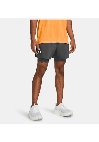 Under Armour Ua Launch 5 2-ın-1 Shorts Erkek Taytlı Şort 1382640 1382640 025 025