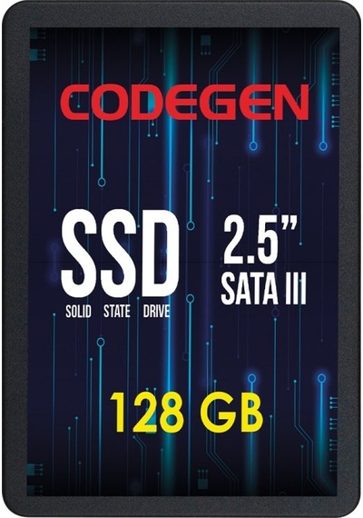 CODEGEN 128GB CDG-128GB-SSD25 560- 500MB/s SSD SATA-3 Disk