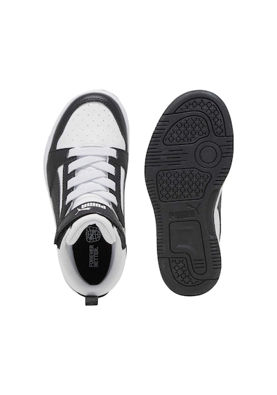 Puma Puma Rebound V6 Mid Ac+ Ps Unisex Çocuk Siyah Günlük Ayakkabı 8602 Siyah