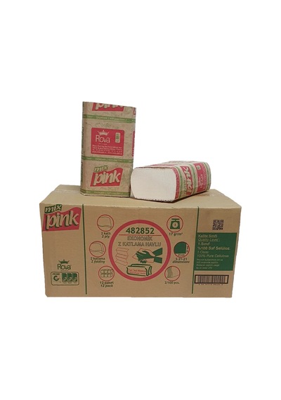 Mixpink Mixpink Z Katlama Kağıt Havlu 20x21 Cm 100'lü 1 Koli 12 Paket