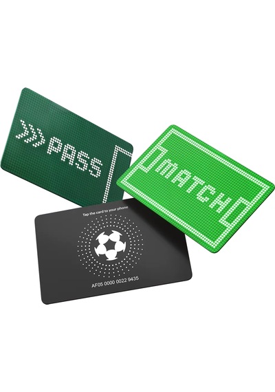 Tangem Wallet Football Kripto Para Cüzdanı Nfc-soğuk Cüzdan 3'lü Paket