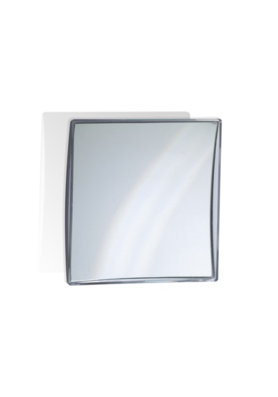 Spt41 Ayna, Vantuzlu, Kare, 15xd3.5cm, 5x - Abs/krom Krom