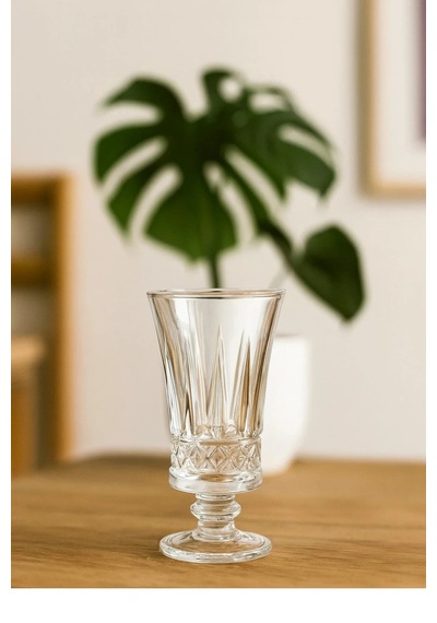 6 Lı Cam Kahve Yanı Su Bardağı Kadeh Kupa Bardak 120ml