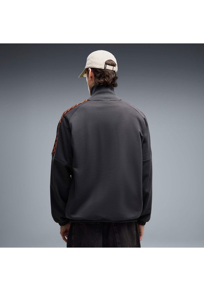 Puma Galatasaray Kıng Erkek Fermuarlı Geniş Kesim Sweatshırt 787645 19 Gri