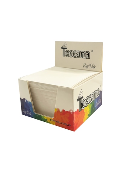 Toscana Küp Blok Not Kağıdı 8x8 Cm 500 Yaprak