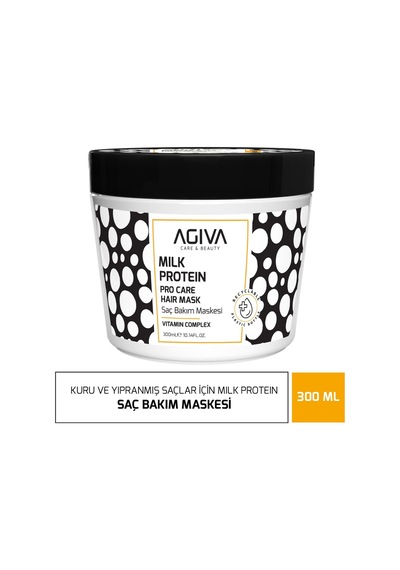 Milk Protein Kuru Ve Yıpranmış Saçlar İçin Saç Maskesi Agiva Care & Beauty Amino Complex