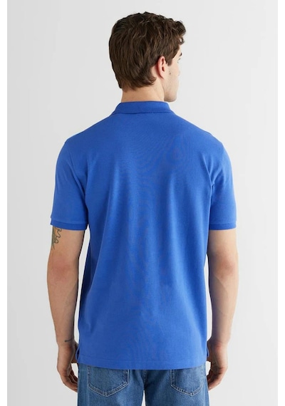 Gant Erkek Mavi Regular Fit Logolu Polo Yaka T-shirt-14705