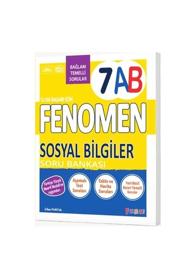 Fenomen Yayıncılık 7. Sınıf Fenomen Sosyal Bilgiler Soru Bankası A-b