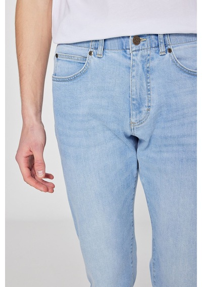 Lee Slim Fit Dar Kesim Normal Bel Dar Paça Extreme Motion Açık Mavi Esnek Jean Kot Pantolon Prince