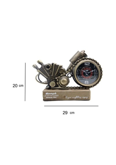 Masa Saati Motor 29.5cm Çok Renkli