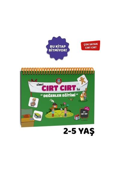 Şimdi Cırt Cırt Değerler Eğitimi Kitabı