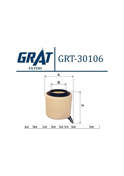 Grat 30106 Hava Filtresi Bmw N42-43-45-46 E81-e82-e87-e88