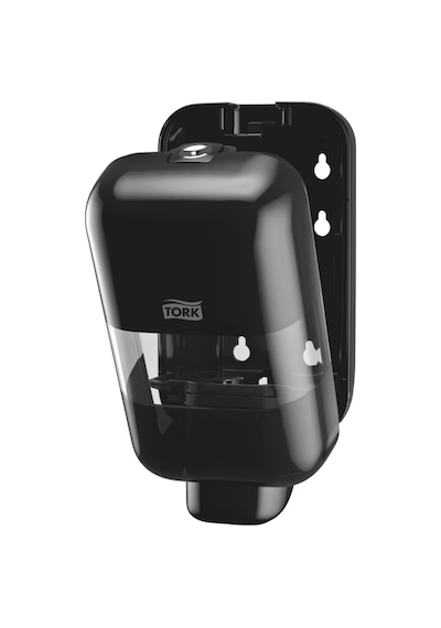 Tork Mini Sıvı Sabun, Köpük Sabun Ve Dezenfektan Dispenseri Siyah S5 Manuel Duvar Tipi 565208