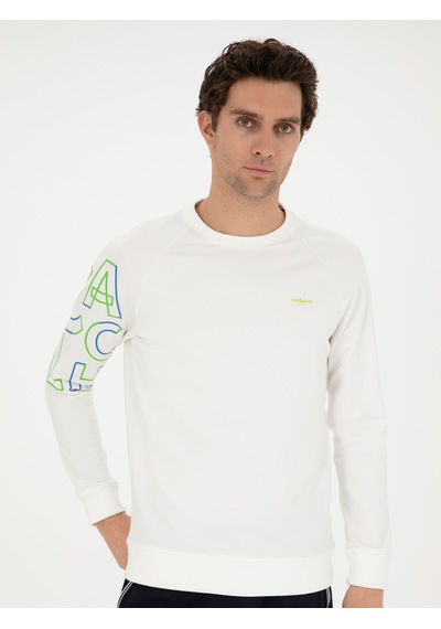 Cacharel Erkek Beyaz Sweatshirt 50284566-vr013