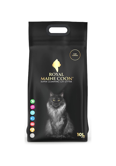 Royal Maine Coon Bebek Pudrası Kokulu Perlit Kedi Kumu 10 L